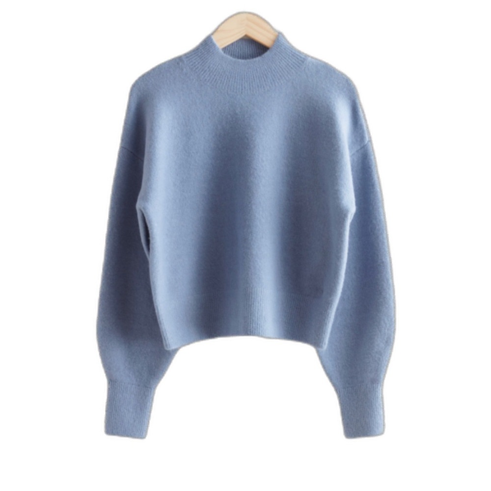 Women's Light blue Turtleneck Sweater by & Other Stories
